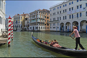 Venedig, Canale Grande, Gondel - [Nr.: venedig-034.jpg] - © 2017 www.drescher.it
