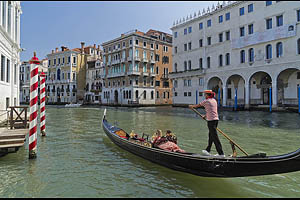 Venedig, Canale Grande, Gondel - [Nr.: venedig-035.jpg] - © 2017 www.drescher.it