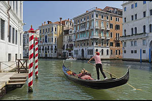 Venedig, Canale Grande, Gondel - [Nr.: venedig-036.jpg] - © 2017 www.drescher.it