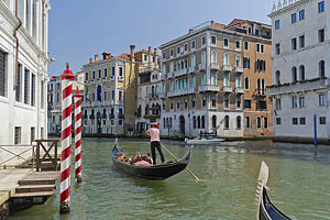 Venedig, Canale Grande, Gondel - [Nr.: venedig-038.jpg] - © 2017 www.drescher.it